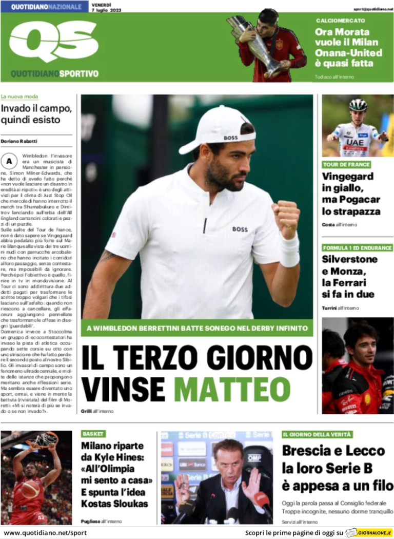 ''QS'' Quotidiano Sportivo